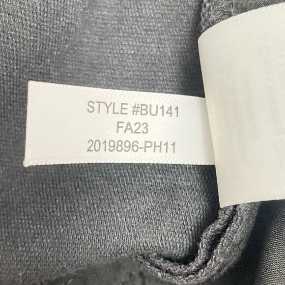 J. Crew Kate Straight Pant Women’s Size 0 Black Faux Leather Ankle Trouser Pants - Picture 13 of 14